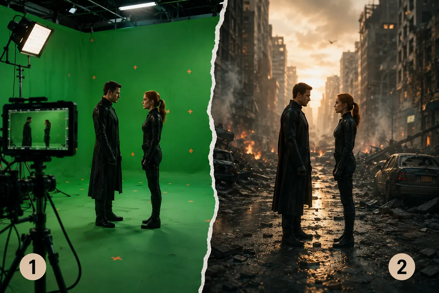 The green-screen problem